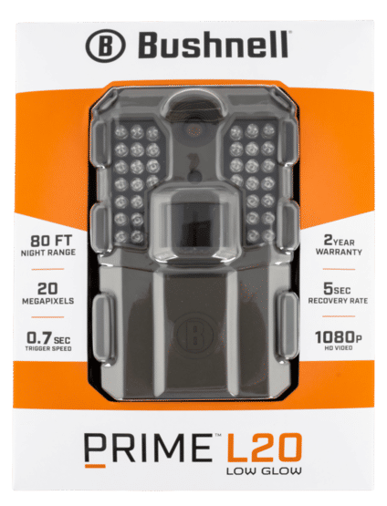 Bushnell Prime L20 Low Glow Trail Camera with low glow 36 LED